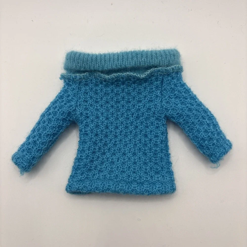 Vintage‎ 1963 Skipper (Barbie) Doll Blue Sweater Fashion #1915 Outdoor Casuals